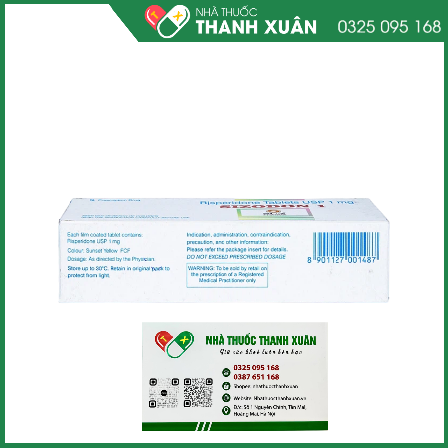 Sizodon 1 trị tâm thần phân liệt, rối loạn lưỡng cực